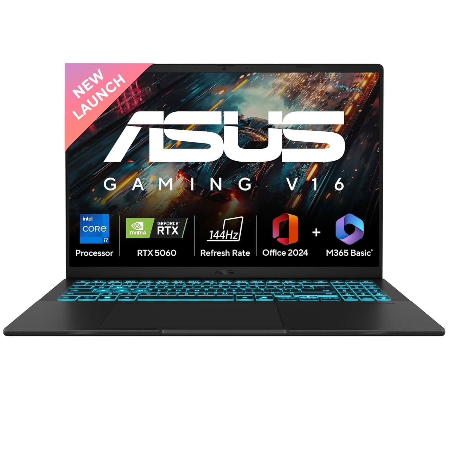 Asus Vivobook V16 Intel® Core™ 7 240H 16Go 1To RTX™ 5060 16” WUXGA QUASI NEUF
