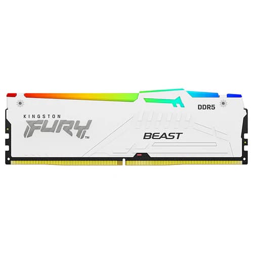 Kingston FURY 32GB (2×16GB) DDR5 6000MHz CL30 RGB White