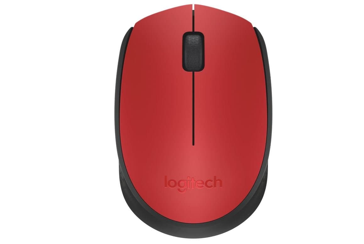 Logitech M171 Wireless Mouse – Red